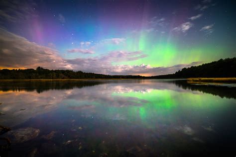 aurora borealis northern lights maine tonight